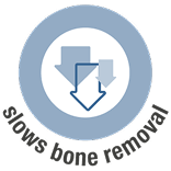 slows bone removal icon