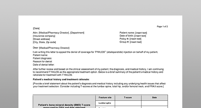 Preview of Sample Letter of Appeal